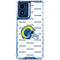 NFL Los Angeles Rams White Logo Blast Moto G 5G (2024) Clear Case