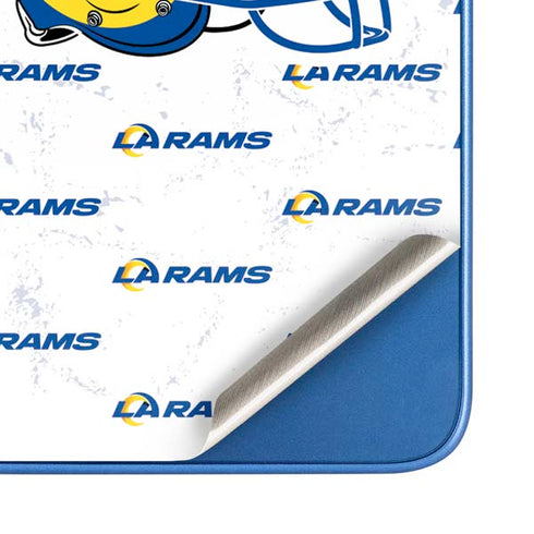 NFL Los Angeles Rams White Logo Blast Moto G Play 4G (2024) Skin