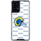 NFL Los Angeles Rams White Logo Blast Moto G Power 5G (2024) Clear Case