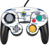NFL Los Angeles Rams White Logo Blast Nintendo Skins