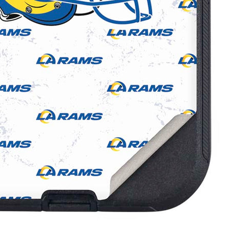 NFL Los Angeles Rams White Logo Blast Otterbox Defender iPhone Skin