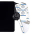NFL Los Angeles Rams White Logo Blast PlayStation Portal Remote Player Skin
