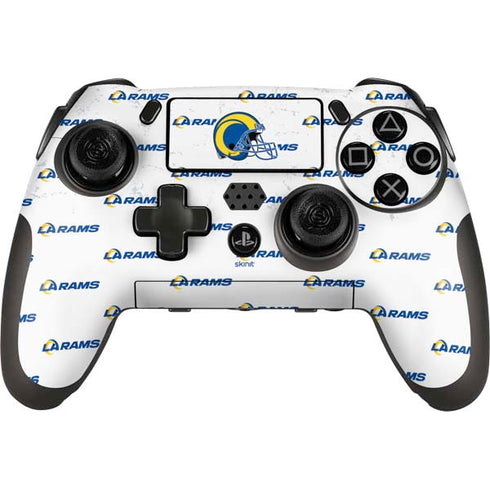 NFL Los Angeles Rams White Logo Blast PlayStation Scuf Vantage 2 Controller Skin