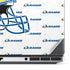 NFL Los Angeles Rams White Logo Blast Dell Precision Skin