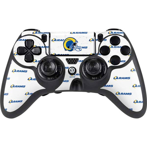 NFL Los Angeles Rams White Logo Blast PlayStation PS4 Skins