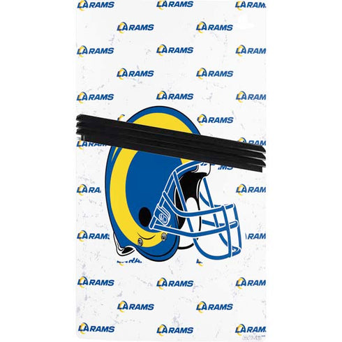 NFL Los Angeles Rams White Logo Blast PS5 Pro Console Skin