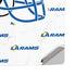 NFL Los Angeles Rams White Logo Blast PS5 Pro Disk Console Skin
