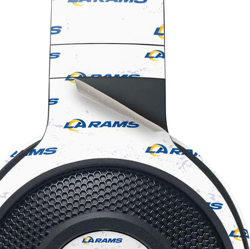 NFL Los Angeles Rams White Logo Blast Razer Kraken X Skin