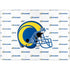 NFL Los Angeles Rams White Logo Blast Surface Laptop 7 15in Skin