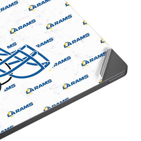 NFL Los Angeles Rams White Logo Blast Surface Laptop 7 15in Skin