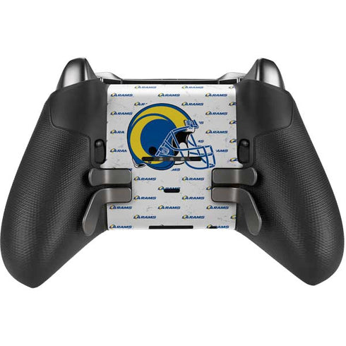 NFL Los Angeles Rams White Logo Blast Xbox Elite Wireless Controller Series 2 Skin