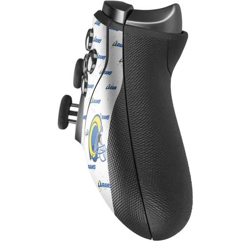 NFL Los Angeles Rams White Logo Blast Xbox Elite Wireless Controller Series 2 Skin