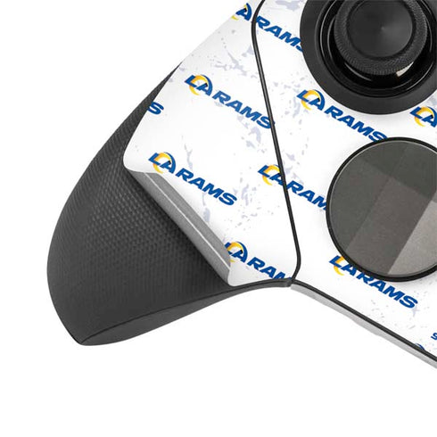 NFL Los Angeles Rams White Logo Blast Xbox Elite Wireless Controller Series 2 Skin