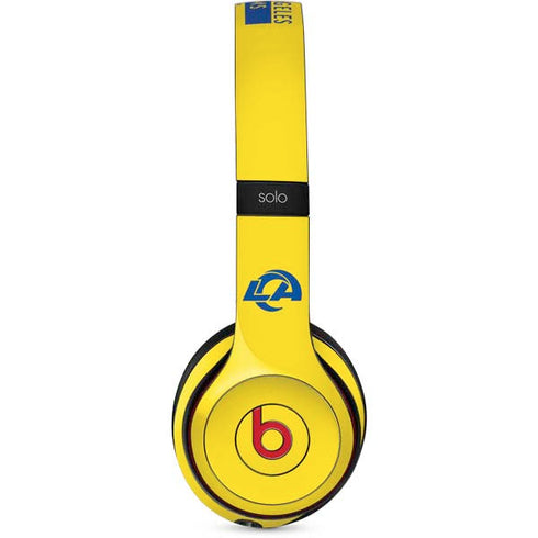 NFL Los Angeles Rams White Performance Series Beats Solo 3 Wireless Skin
