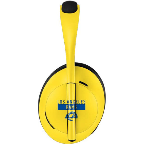 NFL Los Angeles Rams White Performance Series Bose Noise Cancelling Headphones 700 Skin