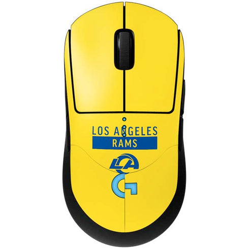 NFL Los Angeles Rams White Performance Series G Pro Wireless Gaming Mouse Skin