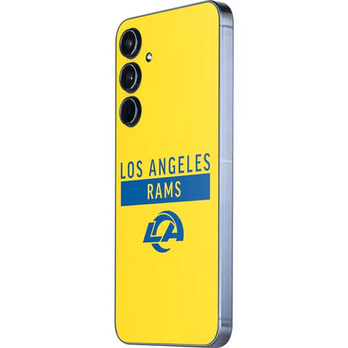 NFL Los Angeles Rams White Performance Series Galaxy A35 5G Skin