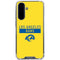 NFL Los Angeles Rams White Performance Series Galaxy A36 5G Clear Case