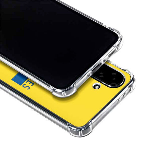 NFL Los Angeles Rams White Performance Series Galaxy A36 5G Clear Case