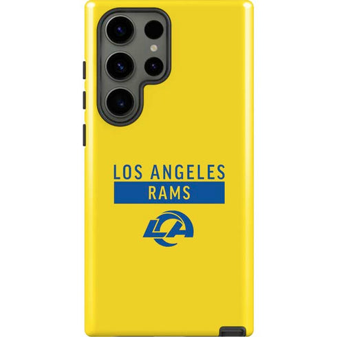 NFL Los Angeles Rams White Performance Series Galaxy S23 Ultra Pro Case