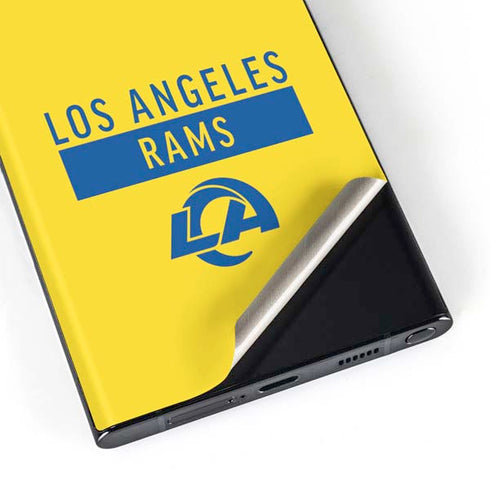 NFL Los Angeles Rams White Performance Series Galaxy Skins