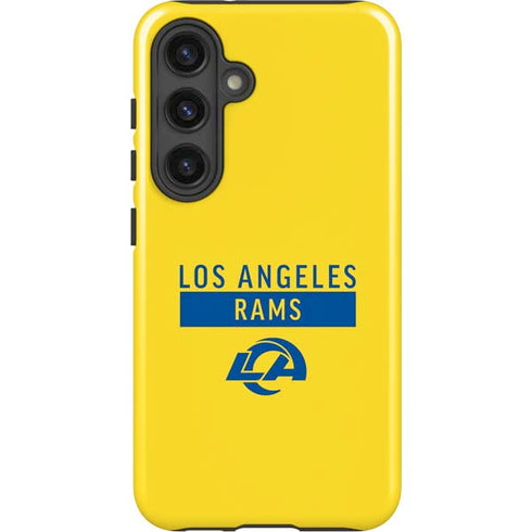 NFL Los Angeles Rams White Performance Series Galaxy S25 Impact Case