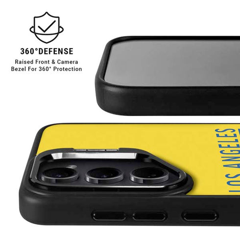 NFL Los Angeles Rams White Performance Series Galaxy S25 Plus Kickstand Case