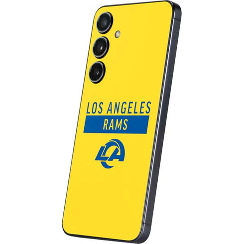 NFL Los Angeles Rams White Performance Series Galaxy S25 Skin