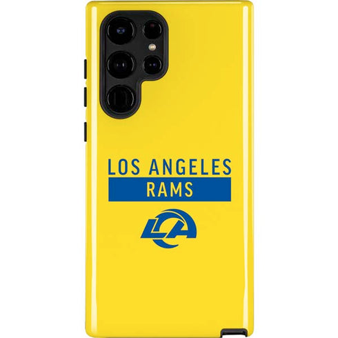 NFL Los Angeles Rams White Performance Series Galaxy S25 Ultra Impact Case
