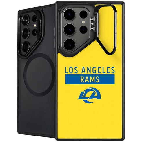 NFL Los Angeles Rams White Performance Series Galaxy S25 Ultra Kickstand Case