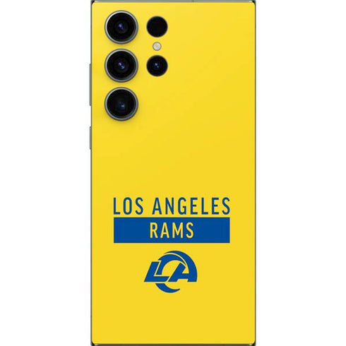 NFL Los Angeles Rams White Performance Series Galaxy S24 Ultra Skin
