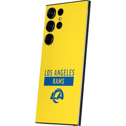 NFL Los Angeles Rams White Performance Series Galaxy S25 Ultra Skin