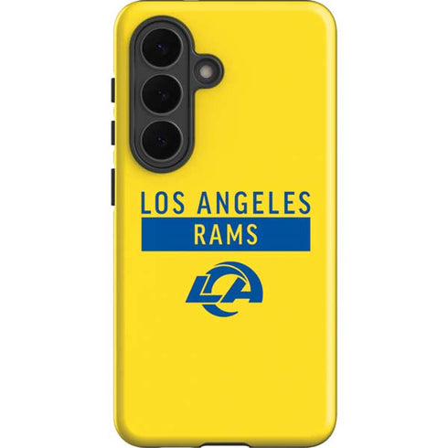 NFL Los Angeles Rams White Performance Series Galaxy S26 Impact Case