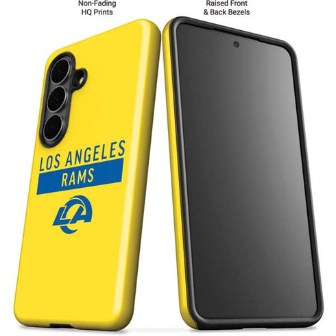 NFL Los Angeles Rams White Performance Series Galaxy S26 Impact Case