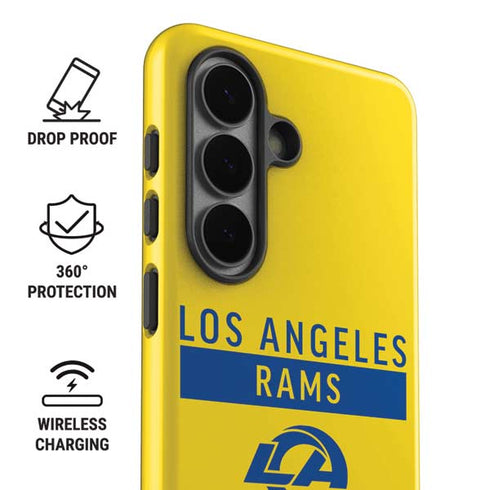 NFL Los Angeles Rams White Performance Series Galaxy S26 Plus Impact Case