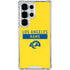 NFL Los Angeles Rams White Performance Series Galaxy S26 Ultra Clear Case