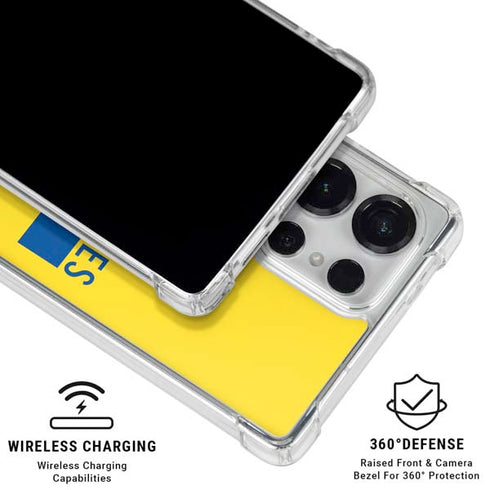 NFL Los Angeles Rams White Performance Series Galaxy S26 Ultra Clear Case