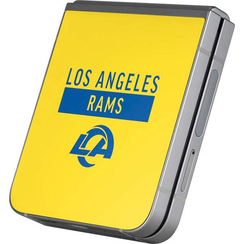 NFL Los Angeles Rams White Performance Series Galaxy Z Flip6 Skin