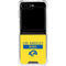 NFL Los Angeles Rams White Performance Series Galaxy Z Flip6 Clear Case