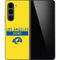 NFL Los Angeles Rams White Performance Series Galaxy Z Fold5 5G Skin