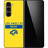 NFL Los Angeles Rams White Performance Series Galaxy Z Fold5 5G Skin