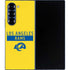NFL Los Angeles Rams White Performance Series Galaxy Z Fold6 Skin