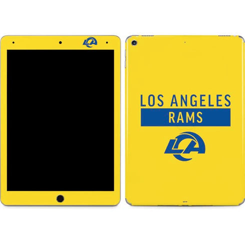 NFL Los Angeles Rams White Performance Series iPad Skins