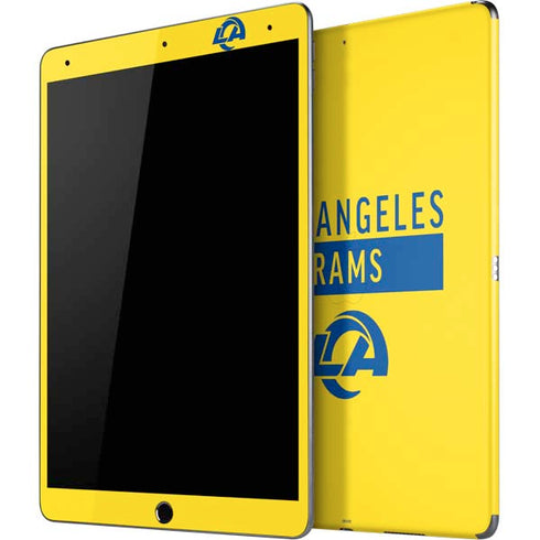 NFL Los Angeles Rams White Performance Series iPad Skins