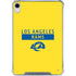 NFL Los Angeles Rams White Performance Series iPad 11th Gen (2025) Clear Case