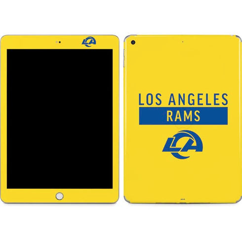 NFL Los Angeles Rams White Performance Series Apple iPad Skin