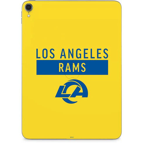 NFL Los Angeles Rams White Performance Series Apple iPad Pro Skin
