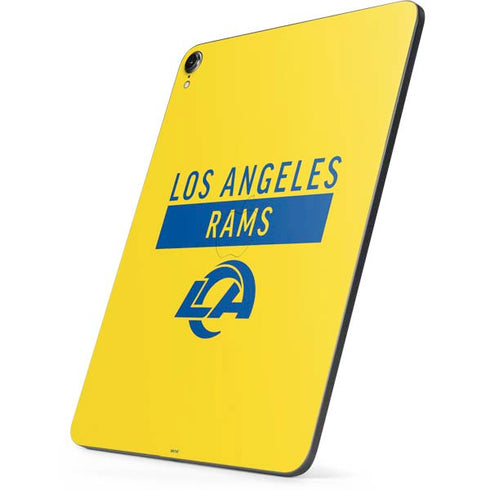 NFL Los Angeles Rams White Performance Series Apple iPad Pro Skin