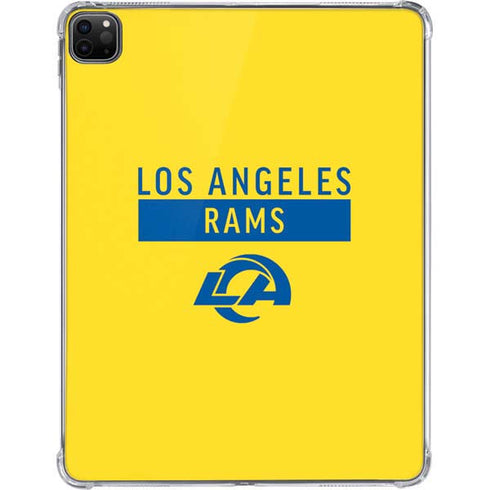NFL Los Angeles Rams White Performance Series iPad Pro 11in (2024) Clear Case
