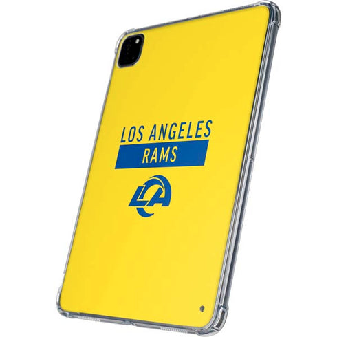 NFL Los Angeles Rams White Performance Series iPad Pro 11in (2024) Clear Case